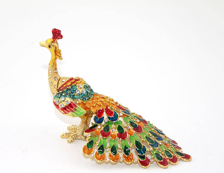Swarovski Taşlı Tavuskuşu Model 1 - 1