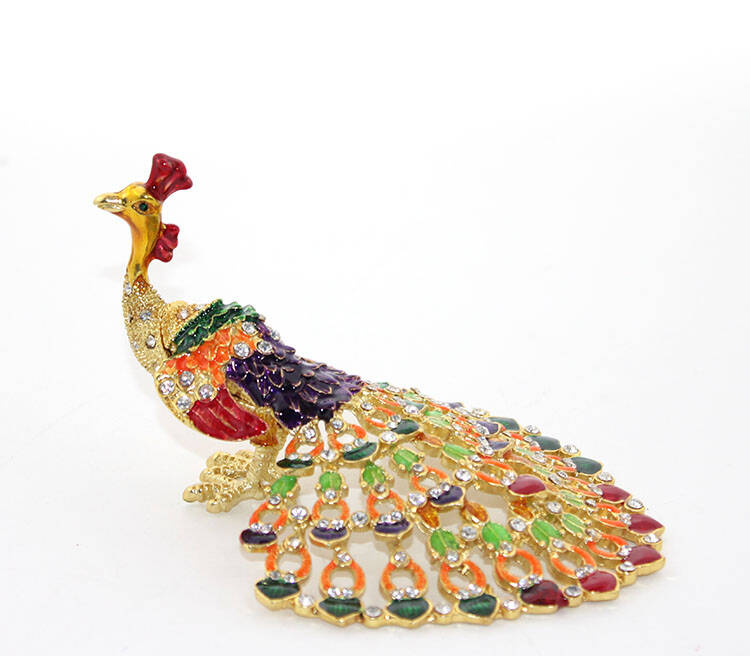 Swarovski Taşlı Tavuskuşu Model 2 - 1