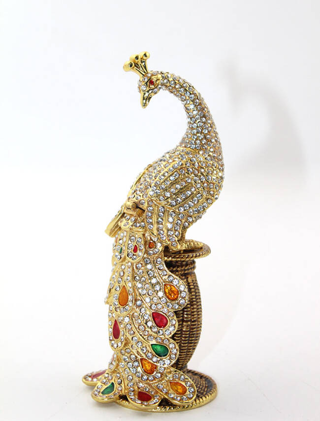 Swarovski Taşlı Tavuskuşu Model 4 - 1