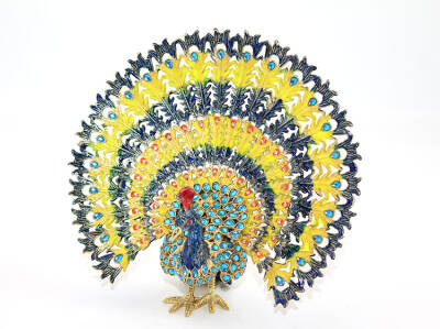 Swarovski Taşlı Tavuskuşu Model 7