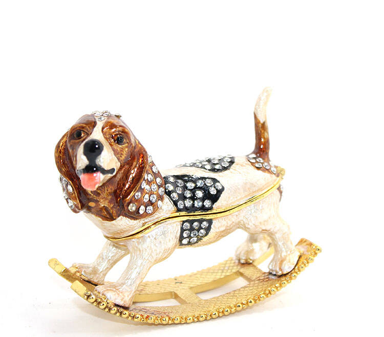 Swarovski Taşlı Tekli Köpek - 1