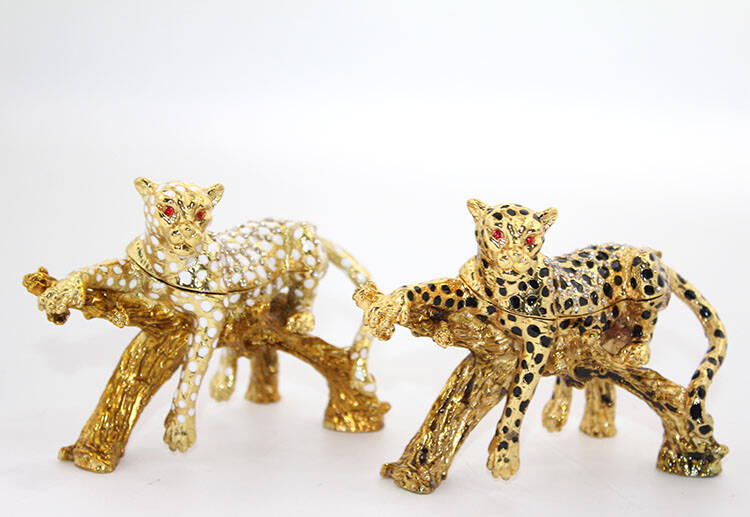 Swarovski Taşlı Tekli Leopar Model 3 - 1