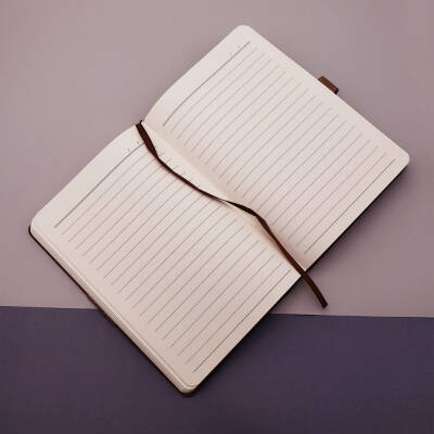 Tarihsiz Ajanda Defter Siyah Renk - 2