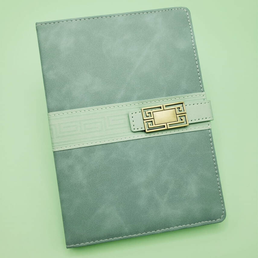 Tarihsiz Ajanda Defter Su Yeşili - 1