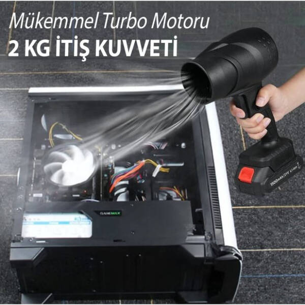 Taşınabilir Güçlü Jet Fan - 2