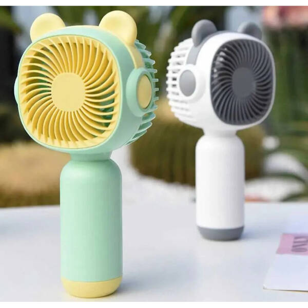 Taşınabilir Sevimli Renkli Mini El Fanı - 3