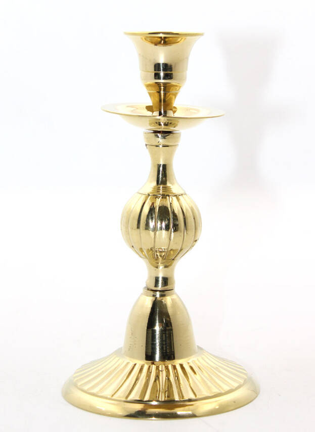 Tekli Pirinç Şamdan Model 3 - 1