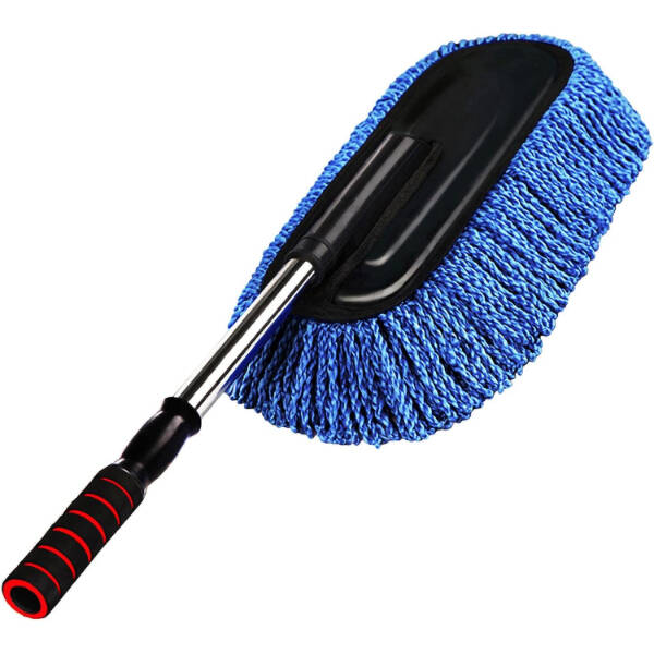 Teleskopik Mikrofiber Araç Yıkama Fırçası - 3