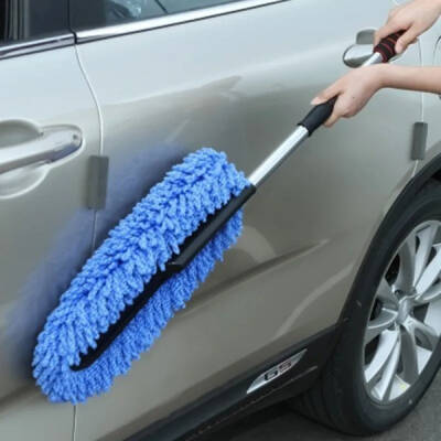 Teleskopik Mikrofiber Araç Yıkama Fırçası - 4