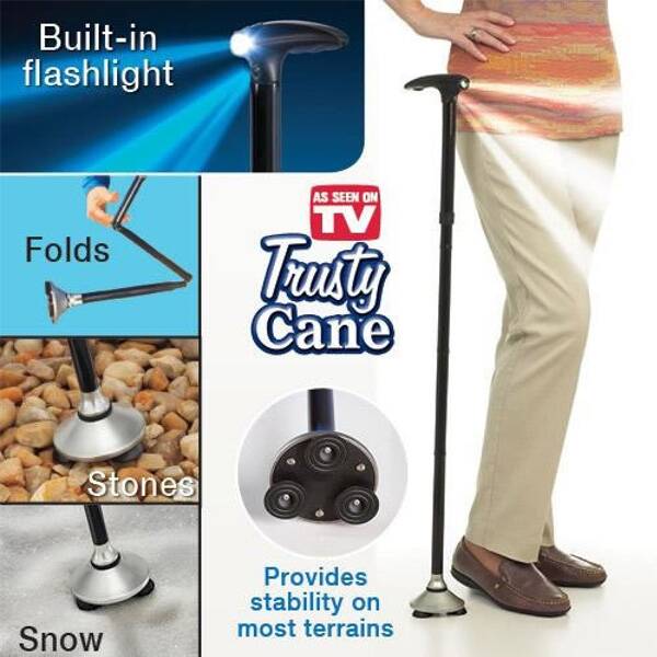 Trusty Cane Güvenilir Katlanabilir Işıklı Baston - 1