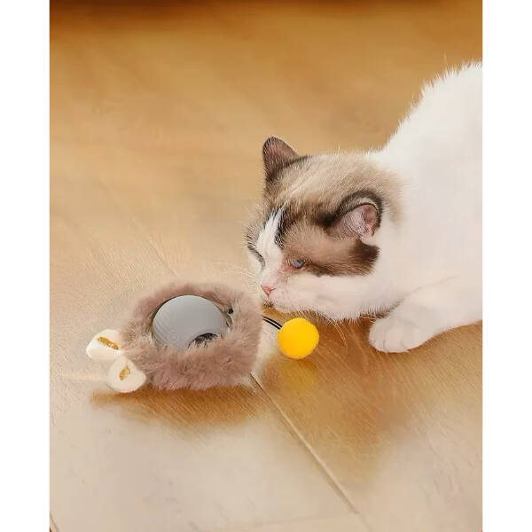 Tüylü Şarjlı Kedi Oyuncağı - 2