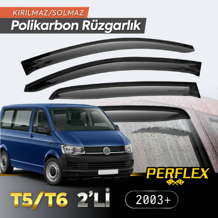 VW T5/T6 2'li 2003+ Cam Rüzgarlığı V2 Mugen - 1