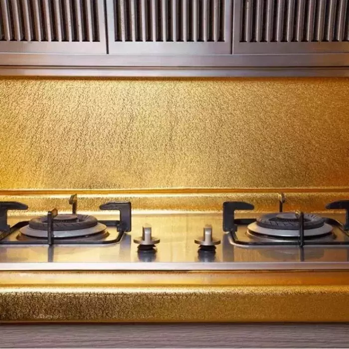 Yapışkanlı Gold Mutfak Tezgah Folyosu - 1