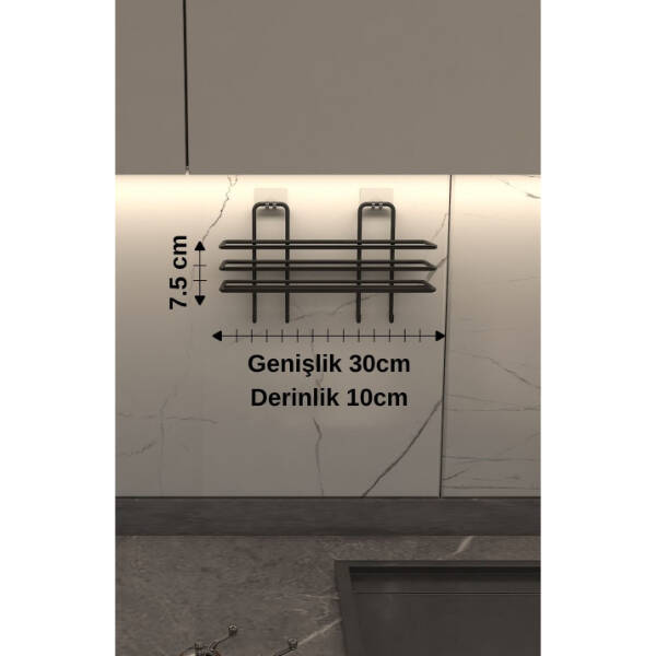 Yapışkanlı Şampuan Ve Lif Askılığı - 3