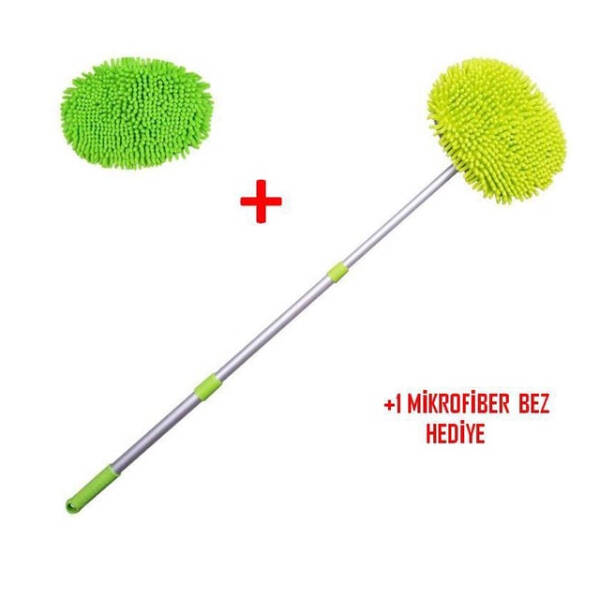 Yedek Bezli Mikrofiber Araba Yıkama Fırçası - 1