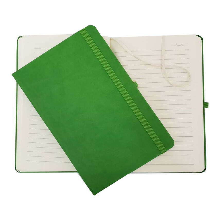 Yeşil Renk Termo Deri Defter - 1