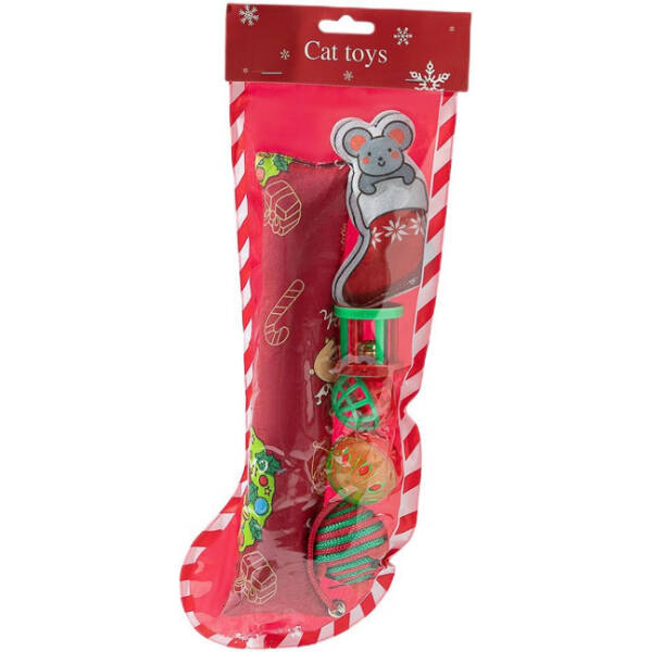 Yılbaşı Konseptli Kedi Oyuncak Seti - 2