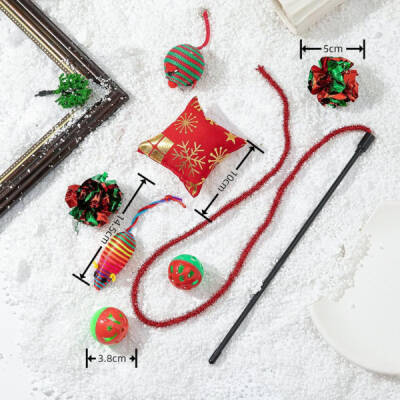 Yılbaşı Konseptli Kedi Oyuncak Seti - 4