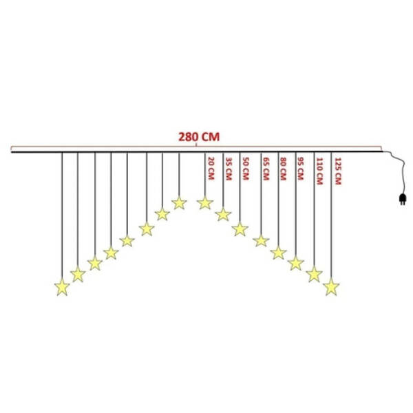 Yıldız Perde LED - 5