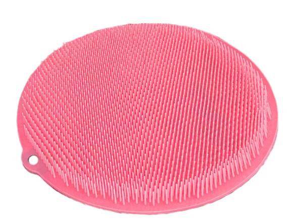 Yuvarlak Vantuzlu Banyo Sırt Kese Matı 26 cm - 1