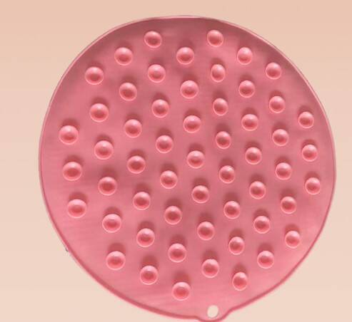 Yuvarlak Vantuzlu Banyo Sırt Kese Matı 26 cm - 2