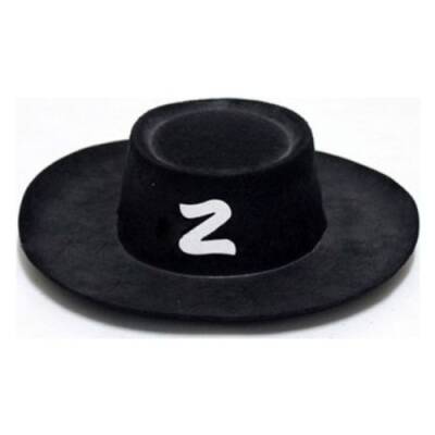 Zorro Şapka Maske Set Yetişkin - 3