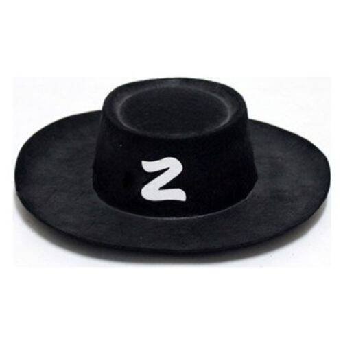 Zorro Şapka Maske Set Yetişkin - 3
